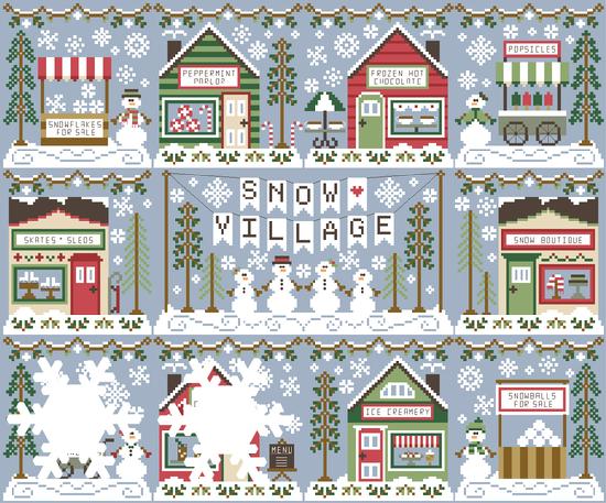 Snow Village #9 - Ice Creamery